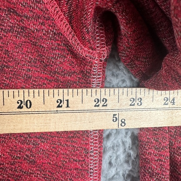 Iron and Resin Logo Sweatshirt Mens Large‎ Red Pullover Crew Neck Made in USA - Picture 6 of 10